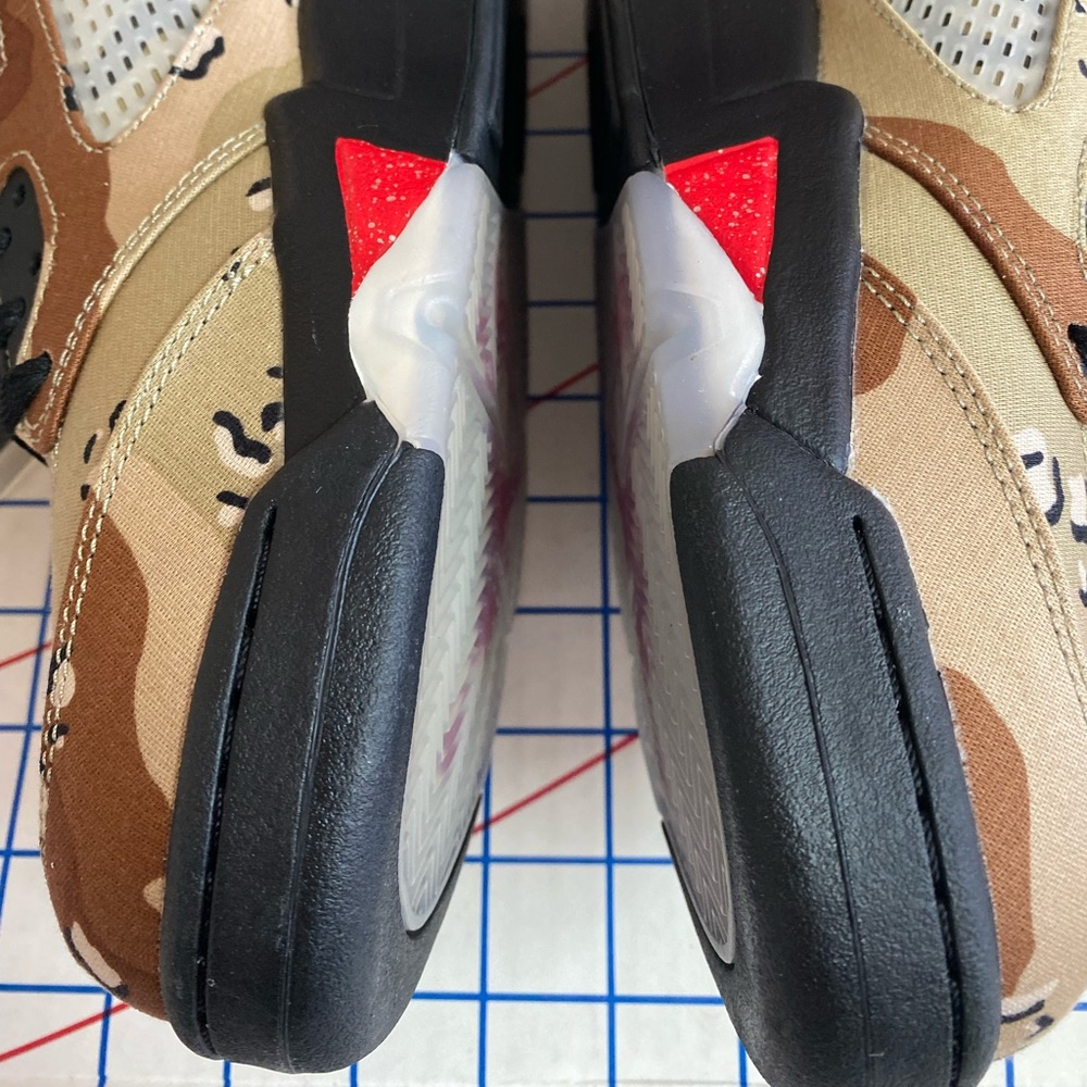 🥺2015 Jordan 5 Retro Supreme Desert Camo Men’s 10 - Picture 11 of 16